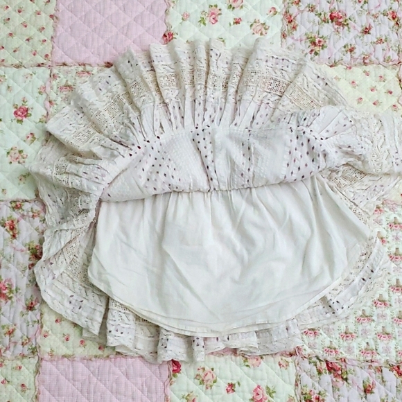 Loveshackfancy Ikat ruffle mini skirt XS - Picture 8 of 10